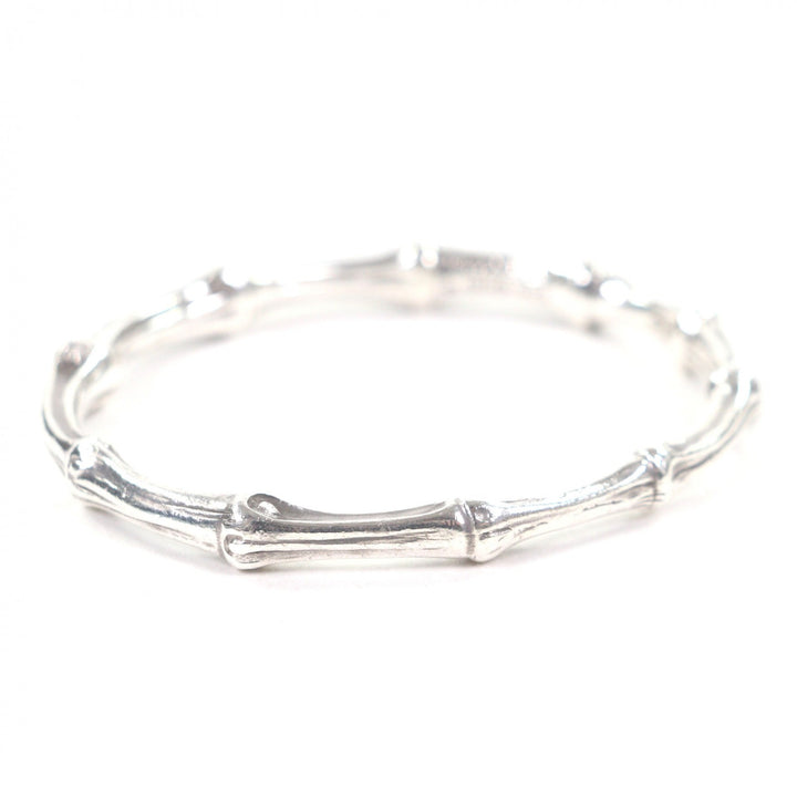 Great TIFFANY&Co. bracelet Bamboo Bangle Silver 925 mens