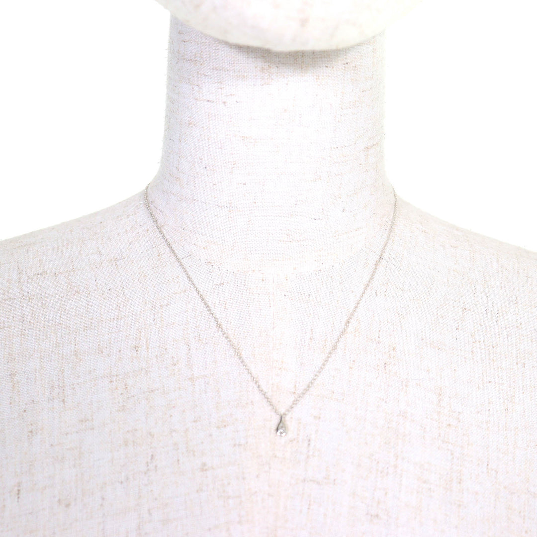 Great TIFFANY&Co. Necklace By the Yard Pear Shape Diamond Silver AG925 Women