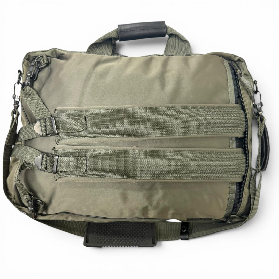 Great LUGGAGE LABEL Shoulder Bag ZONE 3WAY PACK khaki Nylon mens 953-09255