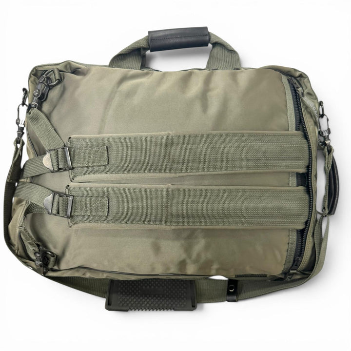 Great LUGGAGE LABEL Shoulder Bag ZONE 3WAY PACK khaki Nylon mens 953-09255