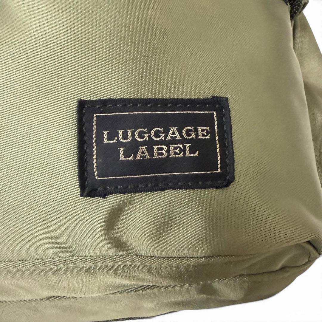 Great LUGGAGE LABEL Shoulder Bag ZONE 3WAY PACK khaki Nylon mens 953-09255