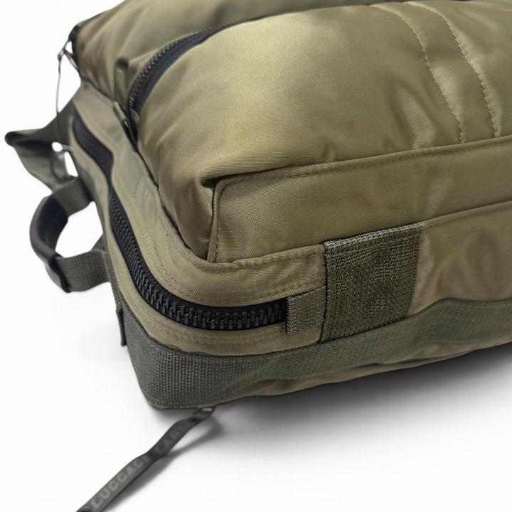 Great LUGGAGE LABEL Shoulder Bag ZONE 3WAY PACK khaki Nylon mens 953-09255