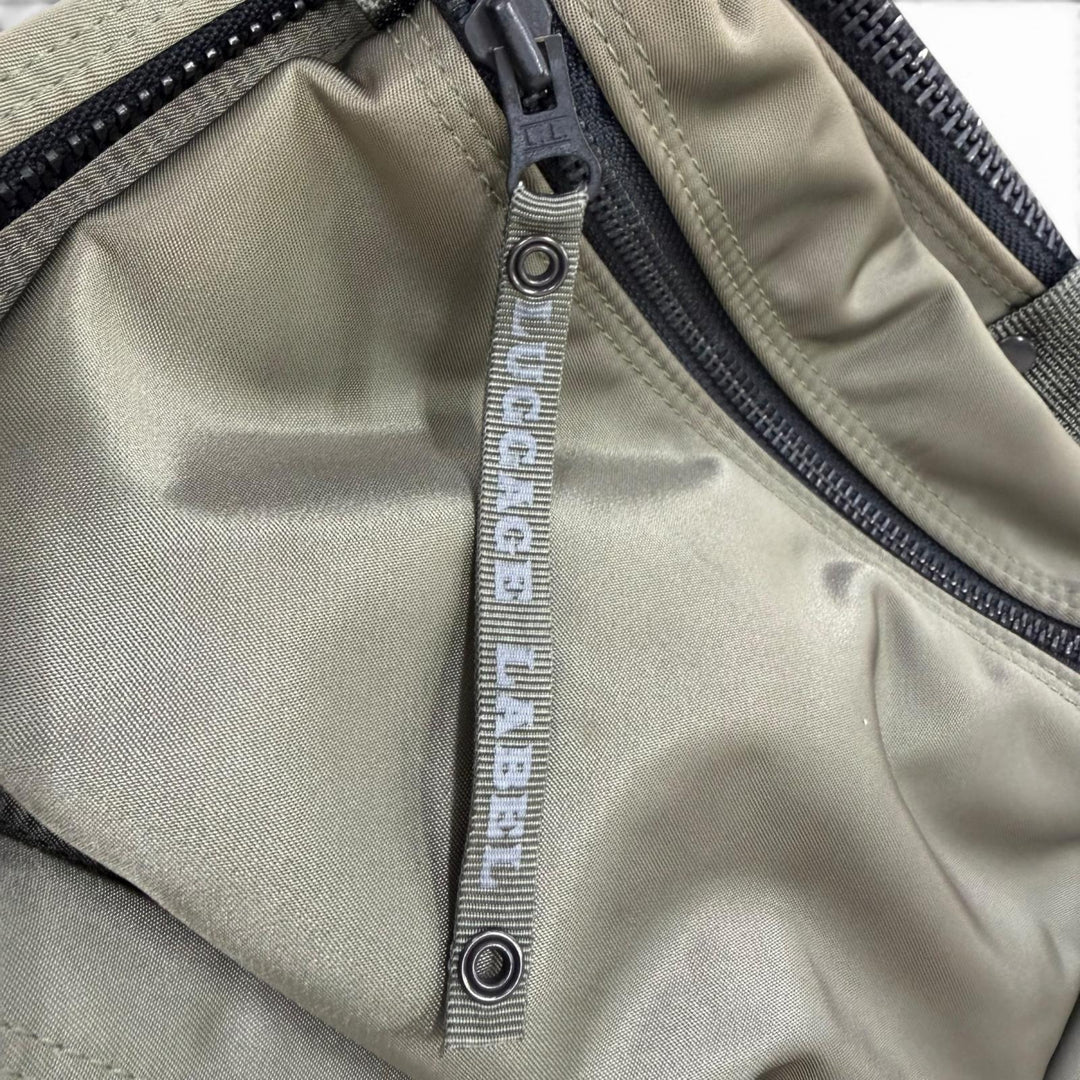 Great LUGGAGE LABEL Shoulder Bag ZONE 3WAY PACK khaki Nylon mens 953-09255