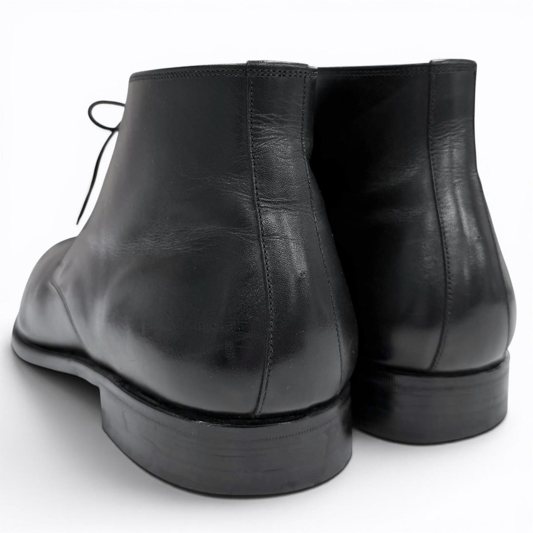 Great SCOTCH GRAIN HIROKAWA Ankle boots 560 BOOTS black leather mens 27EEE