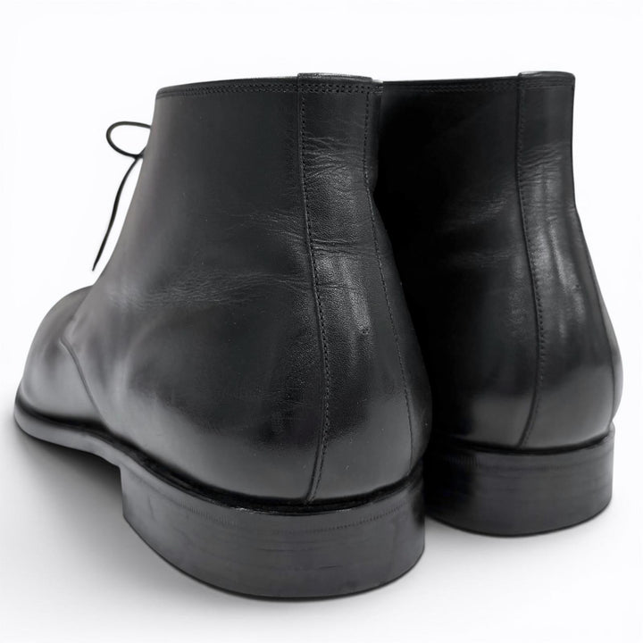 Great SCOTCH GRAIN HIROKAWA Ankle boots 560 BOOTS black leather mens 27EEE