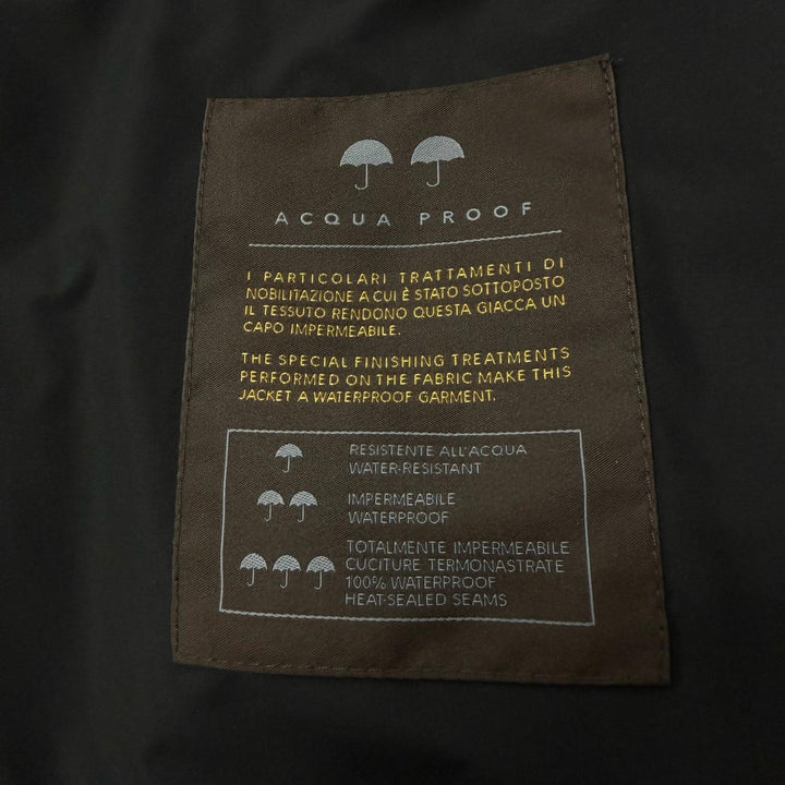 Excellent MOORER down coat LASSEN-STP black polyester mens 48