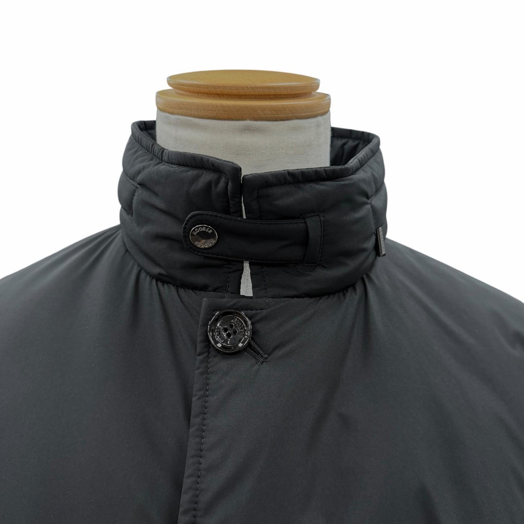 Excellent MOORER down coat LASSEN-STP black polyester mens 48