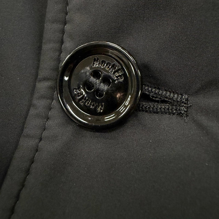 Excellent MOORER down coat LASSEN-STP black polyester mens 48