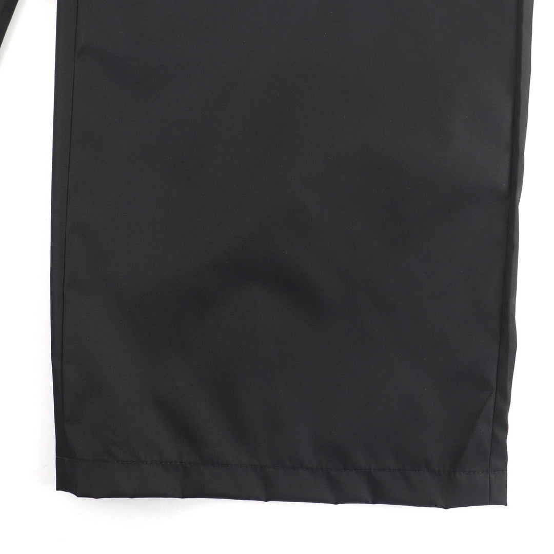 Excellent PRADA Wide pants Waist logo black polyamide Women 40 22Y887