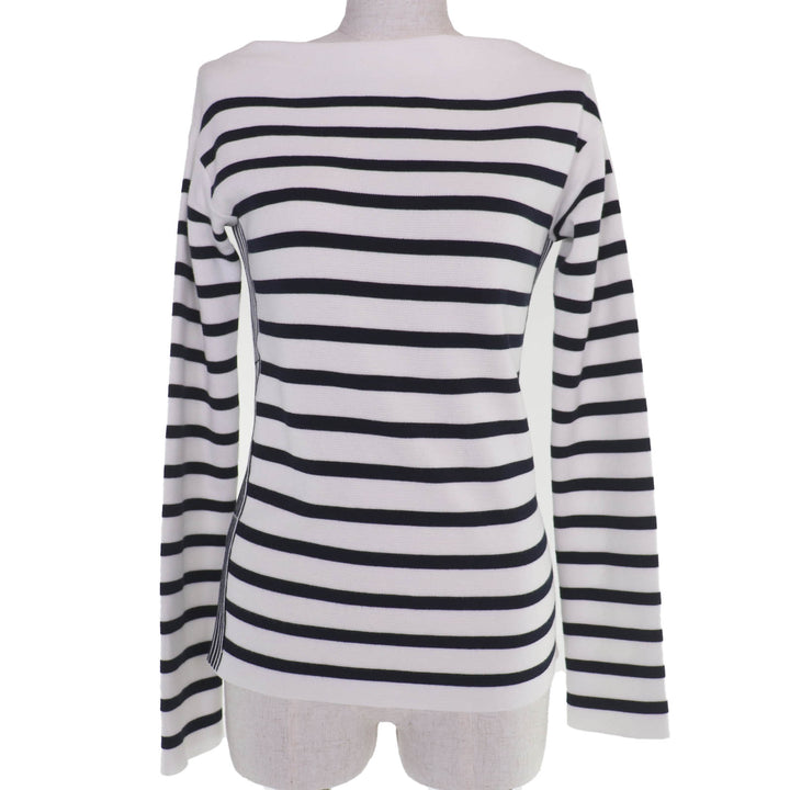 Excellent Christian Dior knit Mariniere Border Pattern 38 524S01A7019