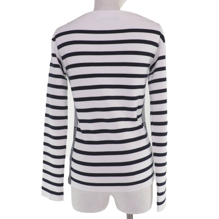 Excellent Christian Dior knit Mariniere Border Pattern 38 524S01A7019