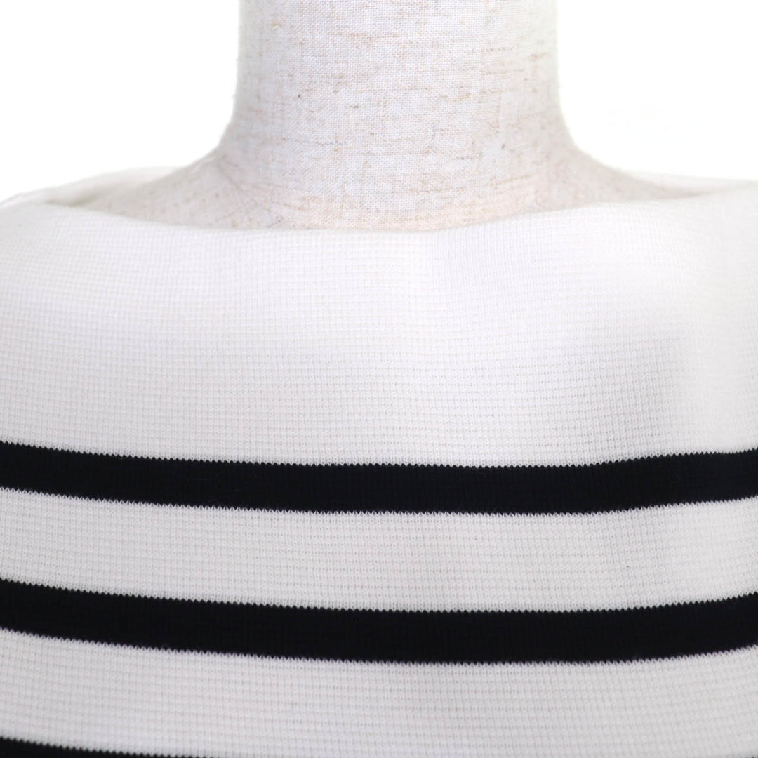 Excellent Christian Dior knit Mariniere Border Pattern 38 524S01A7019