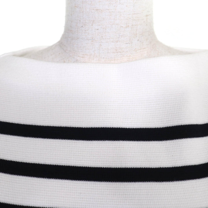 Excellent Christian Dior knit Mariniere Border Pattern 38 524S01A7019