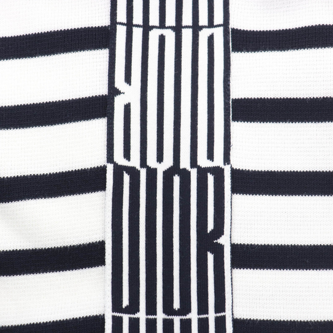 Excellent Christian Dior knit Mariniere Border Pattern 38 524S01A7019