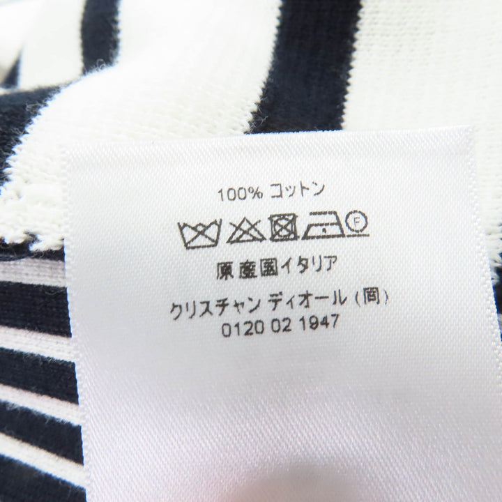 Excellent Christian Dior knit Mariniere Border Pattern 38 524S01A7019