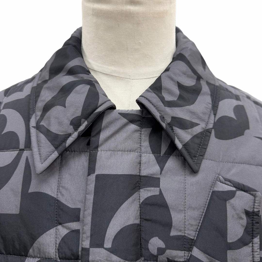 Pristine LOUIS VUITTON Jacket gray Nylon mens 50 HMB09E