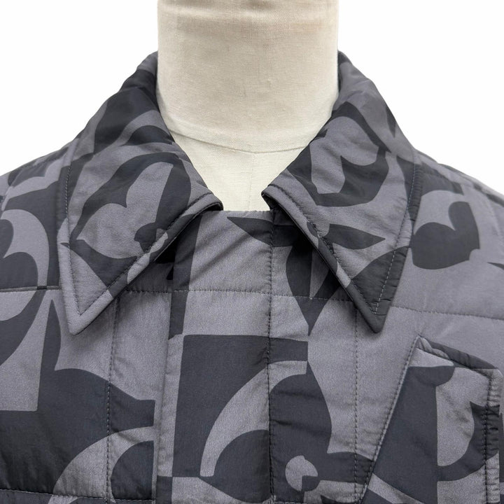 Pristine LOUIS VUITTON Jacket gray Nylon mens 50 HMB09E