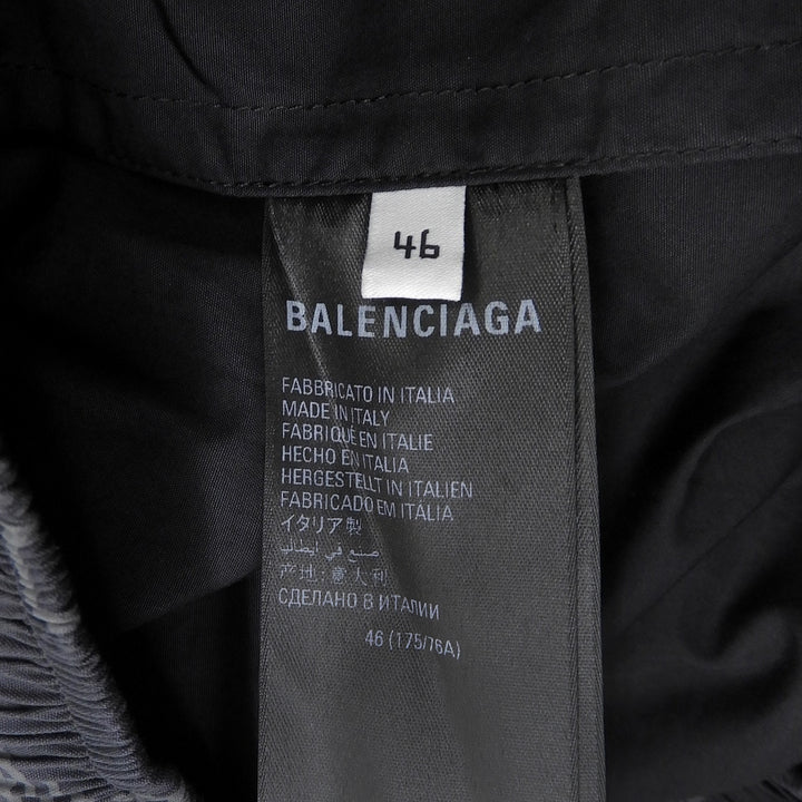 Pristine BALENCIAGA Pants BB Monogram Easy black cotton mens 46 658883
