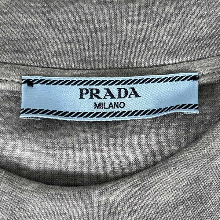 Great PRADA sweat Frankenstein Rose Trainer gray cotton mens M 134592