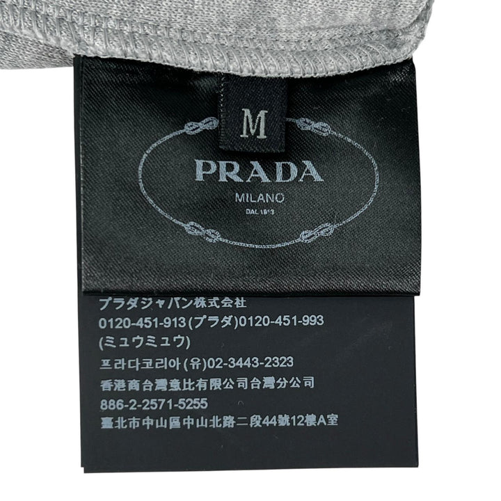 Great PRADA sweat Frankenstein Rose Trainer gray cotton mens M 134592