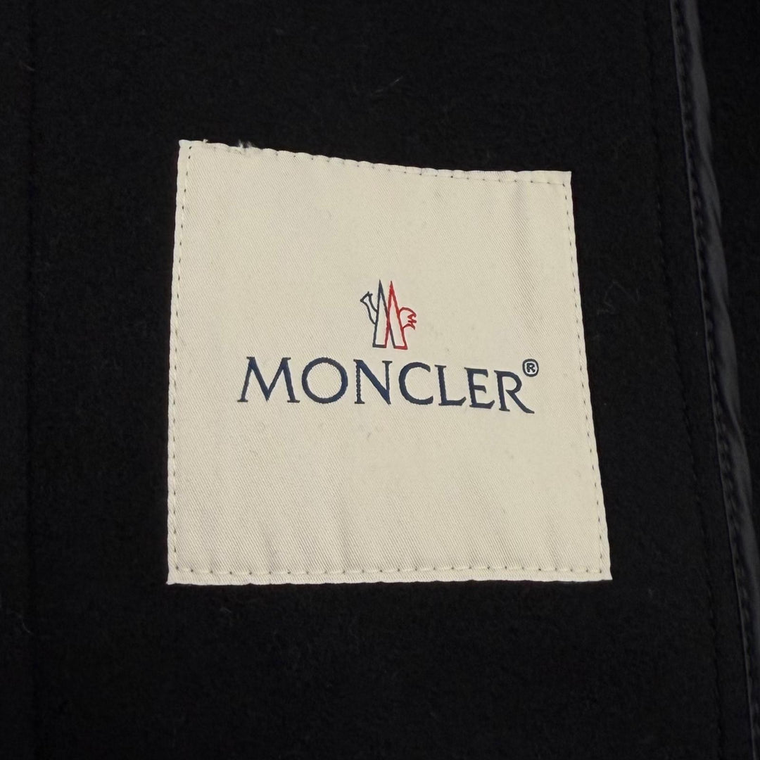 Excellent MONCLER down coat ACANTHUS 3WAY ZIP UP black wool Women 1