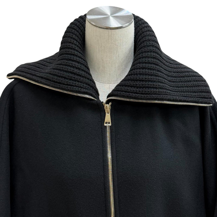 Excellent MONCLER down coat ACANTHUS 3WAY ZIP UP black wool Women 1