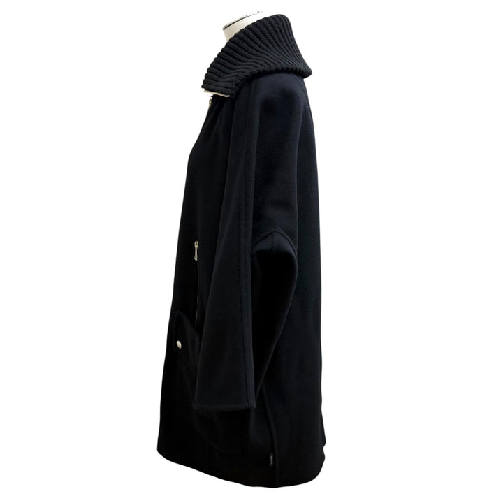 Excellent MONCLER down coat ACANTHUS 3WAY ZIP UP black wool Women 1