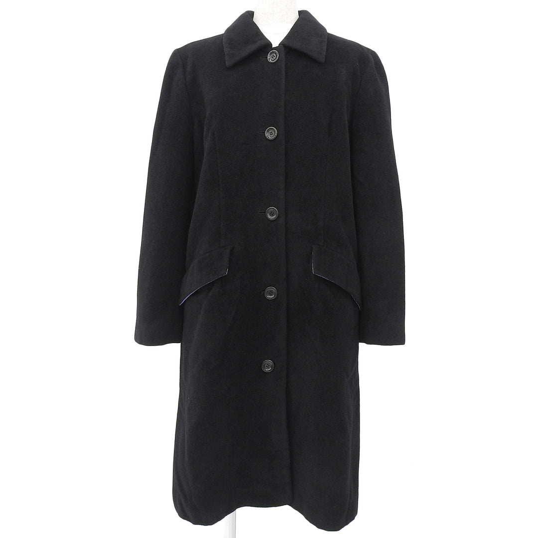 Excellent LEONARD FASHION coat Logo button black Angola Women 42