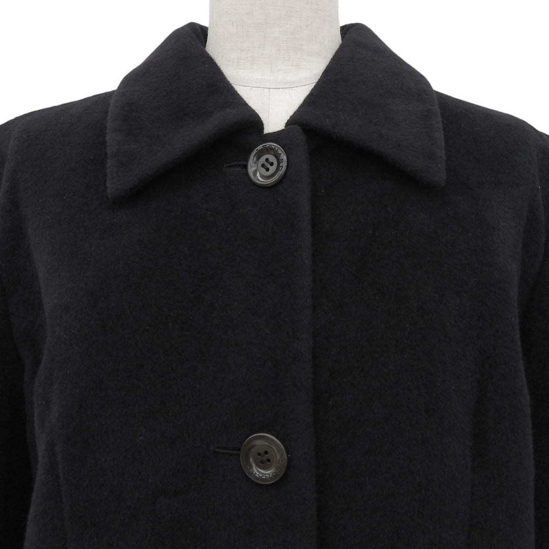 Excellent LEONARD FASHION coat Logo button black Angola Women 42