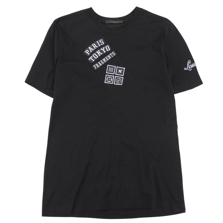 Excellent LOUIS VUITTON Short sleeve T-shirt black cotton mens XL