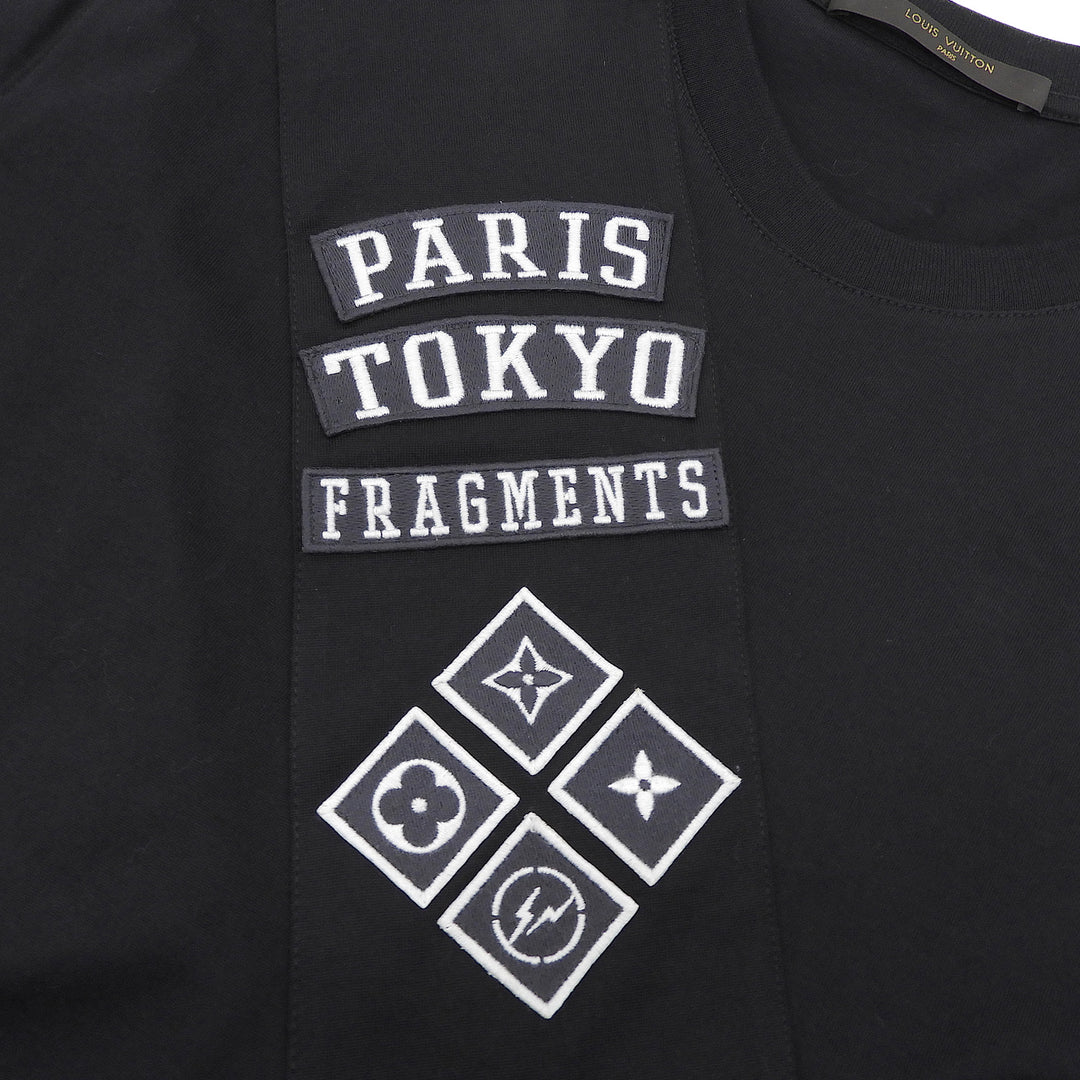 Excellent LOUIS VUITTON Short sleeve T-shirt black cotton mens XL