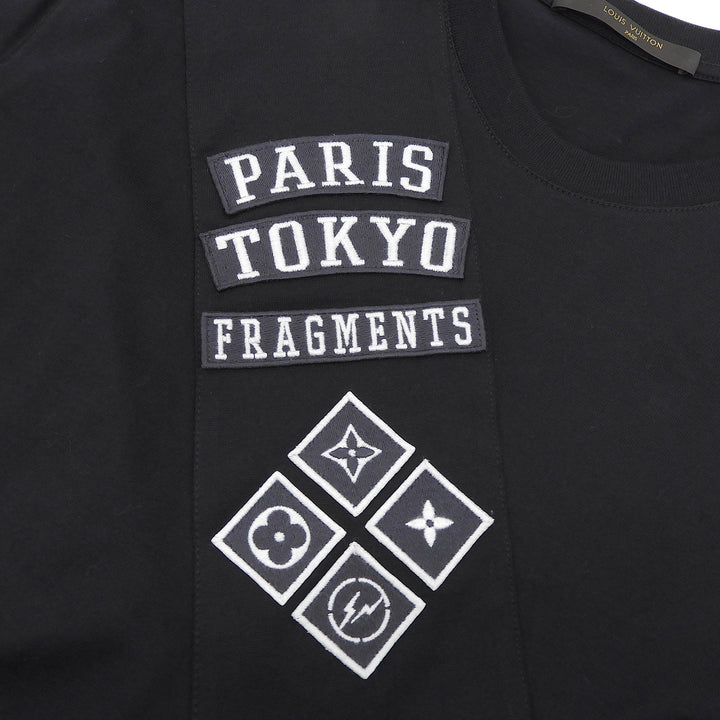 Excellent LOUIS VUITTON Short sleeve T-shirt black cotton mens XL