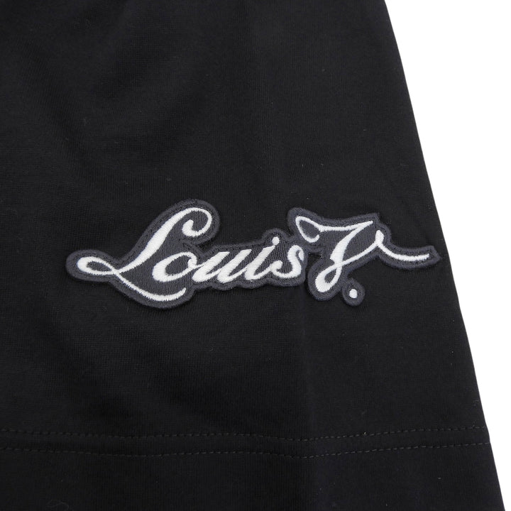 Excellent LOUIS VUITTON Short sleeve T-shirt black cotton mens XL