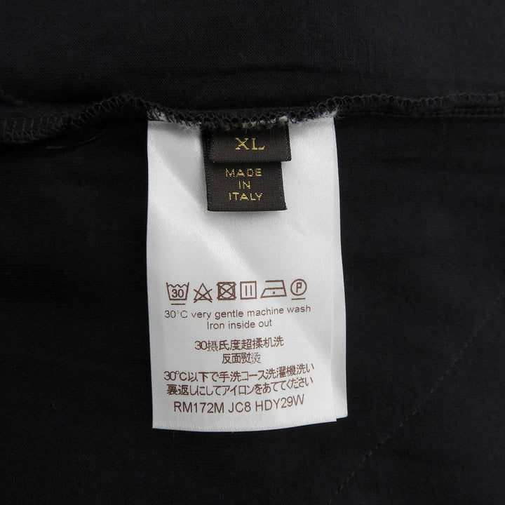 Excellent LOUIS VUITTON Short sleeve T-shirt black cotton mens XL