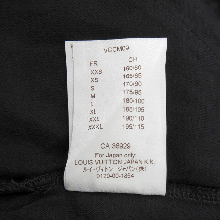 Excellent LOUIS VUITTON Short sleeve T-shirt black cotton mens XL