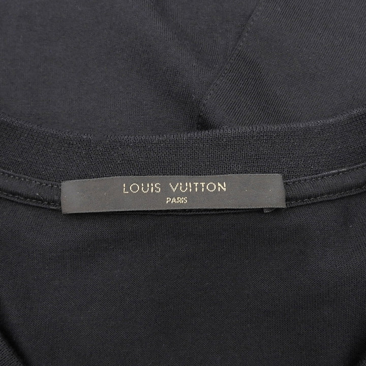 Excellent LOUIS VUITTON Short sleeve T-shirt black cotton mens XL