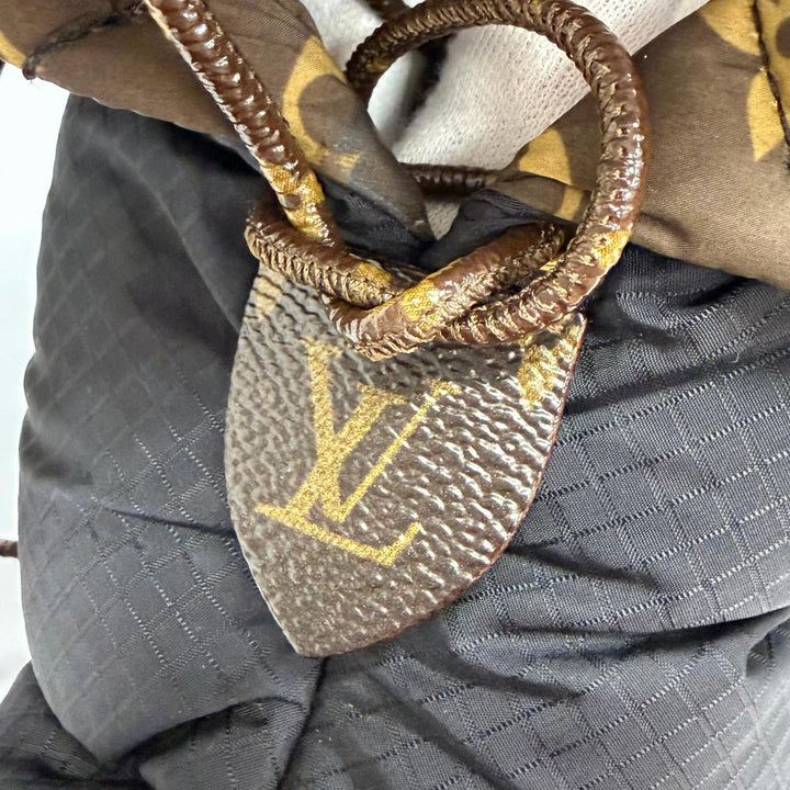Great LOUIS VUITTON short boots Monogram snow boots black Women 38
