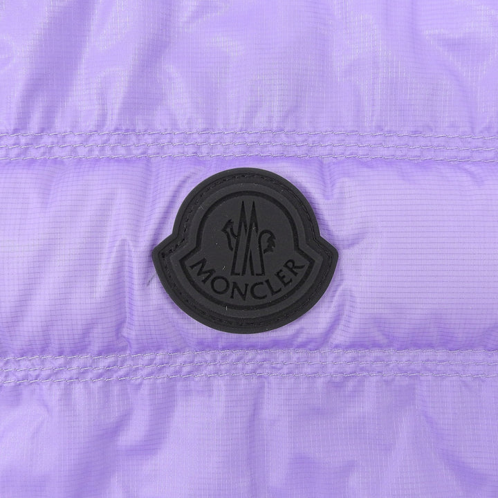 Pristine MONCLER Down vest LAUTARET Logo patch Double zip Purple Nylon mens 2