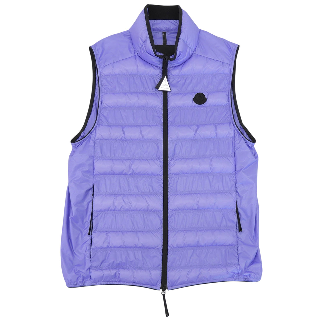 Excellent MONCLER Down vest LAUTARET Light purple Nylon mens 3