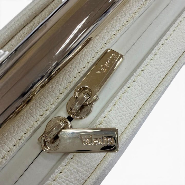 Discounted Great Valextra Handbag FLUTE 2WAY Shoulder Bag Ivory leather Women