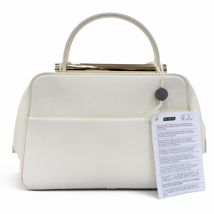 Discounted Great Valextra Handbag FLUTE 2WAY Shoulder Bag Ivory leather Women