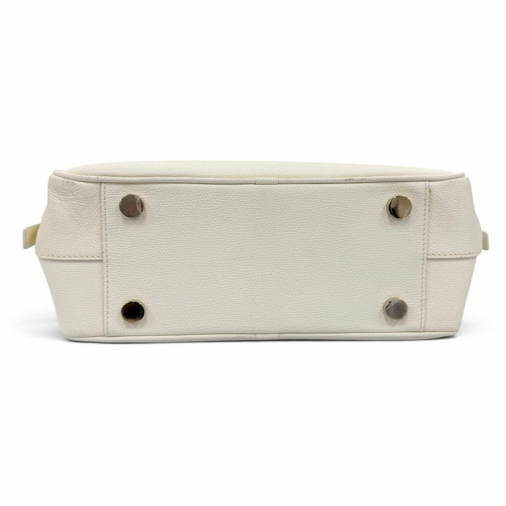 Discounted Great Valextra Handbag FLUTE 2WAY Shoulder Bag Ivory leather Women