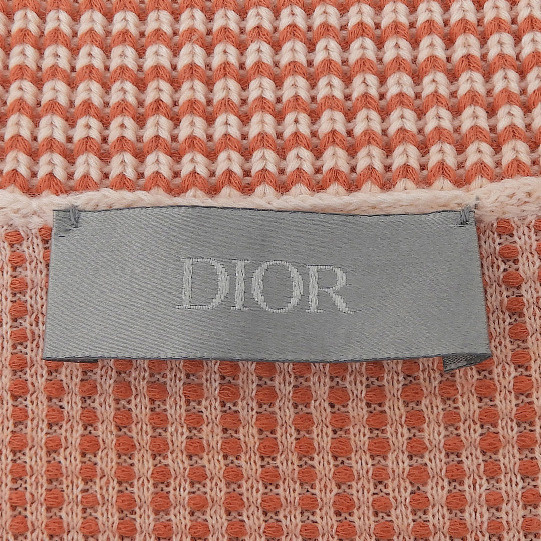 Excellent DIOR Short sleeve knit Orange series cotton mens XL 393M653AT563
