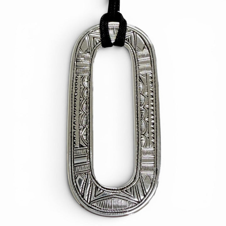 Great HERMES Necklace Touareg Pendant TOP weight 29.1g Silver 925 mens
