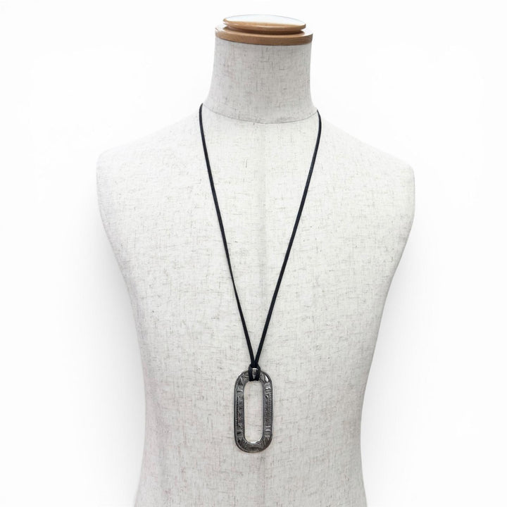 Great HERMES Necklace Touareg Pendant TOP weight 29.1g Silver 925 mens