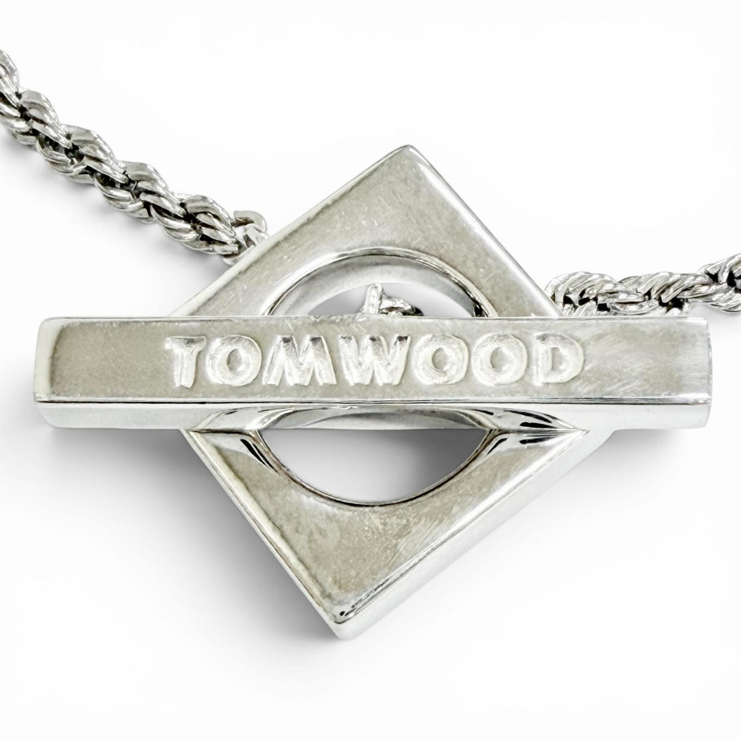 Great TOM WOOD bracelet SQUARE ROPE BRACELET Silver 925