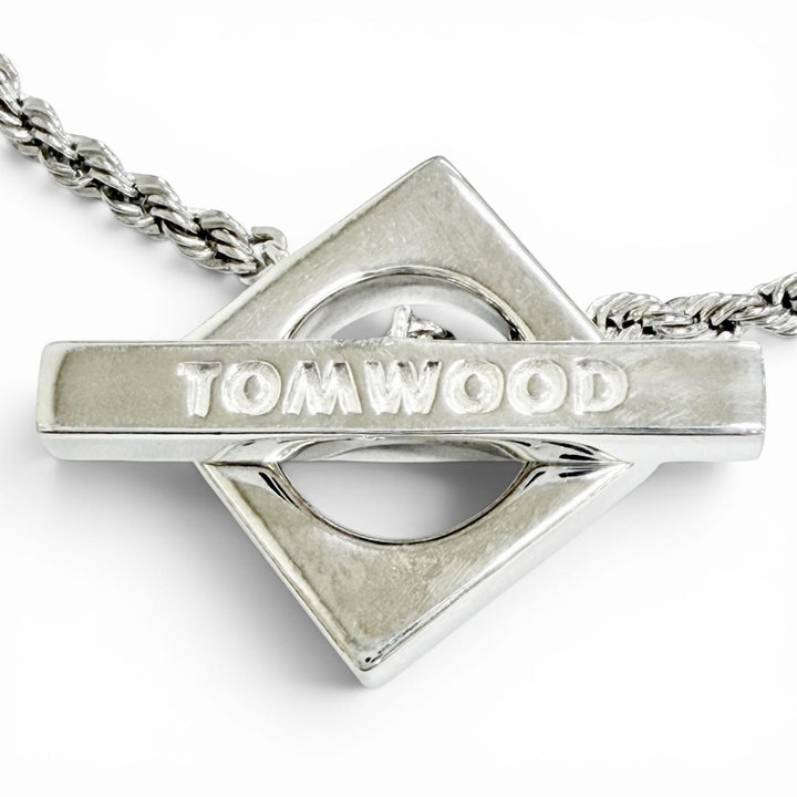 Great TOM WOOD bracelet SQUARE ROPE BRACELET Silver 925