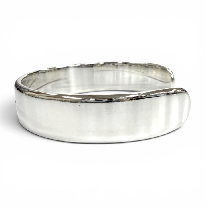 Great TIFFANY&Co. Bangle Return to Narrow Cuff Bangle with 2 Diamonds AG925