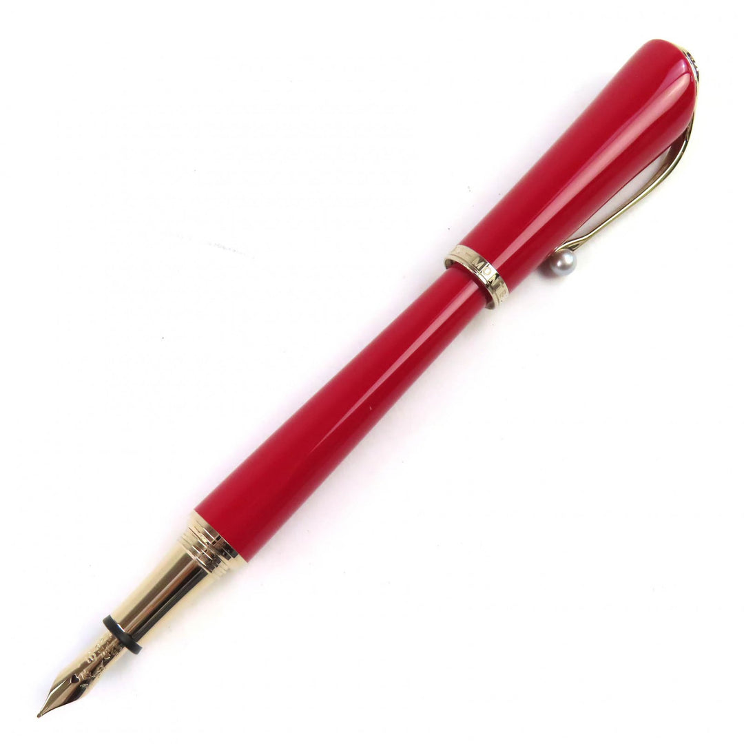 Excellent MONTBLANC fountain pen Muse Marilyn Monroe Special Edition Nib: Au585