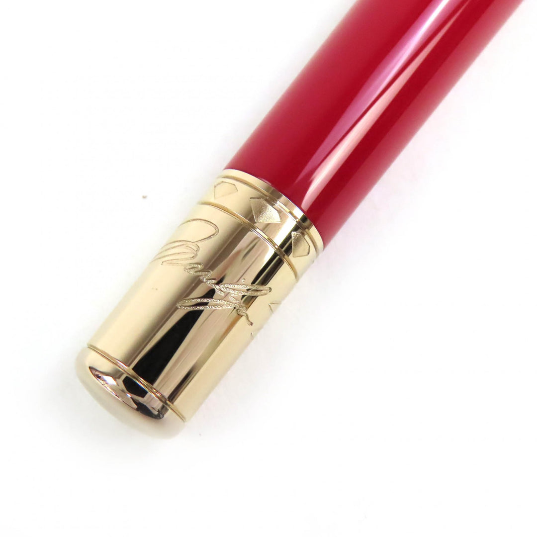 Excellent MONTBLANC fountain pen Muse Marilyn Monroe Special Edition Nib: Au585